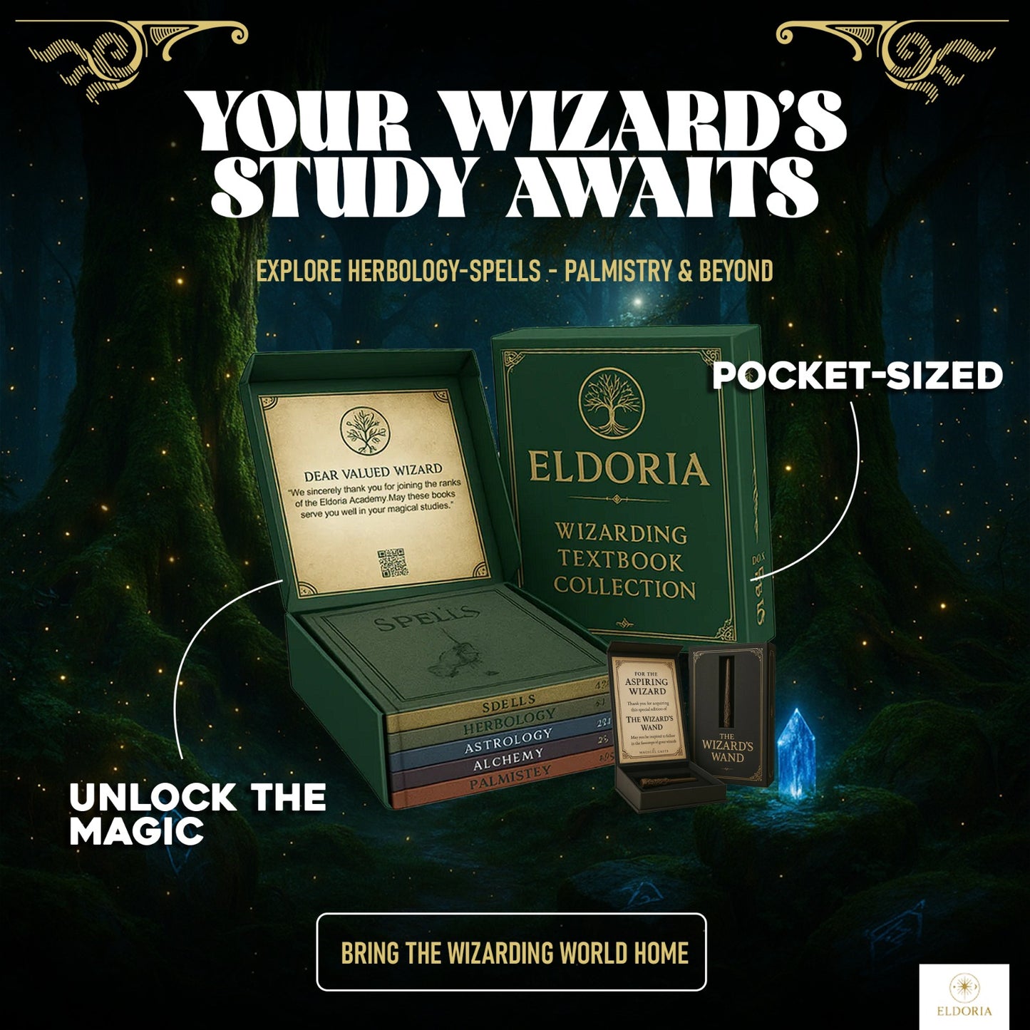 Eldoria Wizarding Textbook Collection